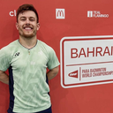 Paranaense foi ao pódio nas duplas, em parceria com Miles Krajewski - Foto: CBBD