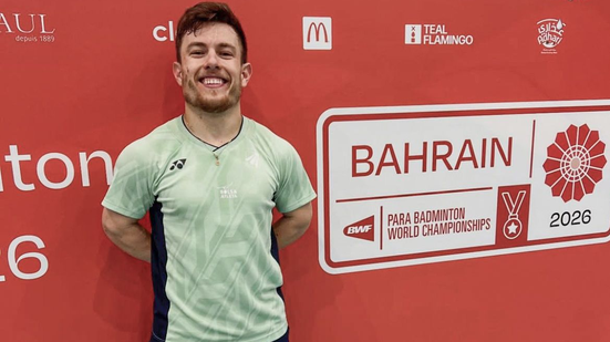 Paranaense foi ao pódio nas duplas, em parceria com Miles Krajewski - Foto: CBBD