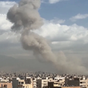 Fumaça em Teerã após ataque dos EUA e Israel ao Irã - Reprodução/CNN