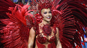 Virginia no desfile na Sapucaí - Alex Ferro / Riotur