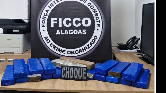 Ação resultou na apreensão de cerca de 20 quilos de maconha em Rio Largo - Foto: Cortesia/PF
