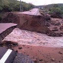 Ponte que liga Piranhas ao município de Canidé, em Sergipe - Foto: Cortesia/ Defesa Civil