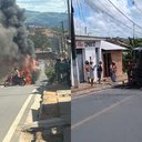 A cena provocou tensão entre quem transitava pela área. - Foto: Reprodução