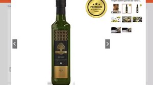 Imagem do azeite San Olivetto sendo comercializado pela Shopee - Reprodução