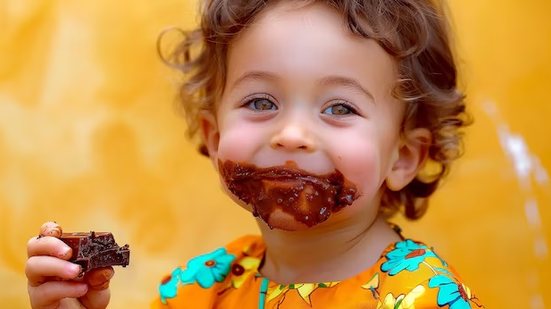 Bebês de até 2 anos não podem comer chocolate\u003B especialistas dão opções