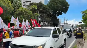 Via foi liberada parcialmente - Foto: Reprodução/TV Pajuçara