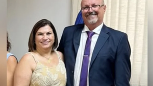 O prefeito de Vista Alegre do Alto, Nelson Antonio Rozani, e a primeira-dama da cidade, Fátima Rozani, morreram em acidente na SP-319 - Foto: Reprodução