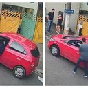 Carro é roubado com bebê de dois meses dentro na região do Jaraguá, Zona Norte de SP, nessa quinta-feira (19) - Reprodução / TV Globo