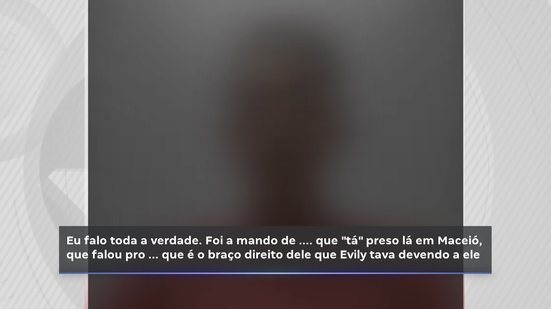 Em vídeo, jovem diz que teria participado de morte de mulher em Maravilha - Reprodução / TV Pajuçara