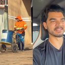 Imagem Empresário faz homenagem à mãe gari e provoca comentários nas redes sociais