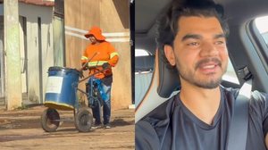 Imagem Empresário faz homenagem à mãe gari e provoca comentários nas redes sociais