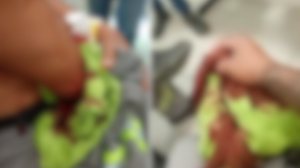 Funcionários da BRK são atacados com facão durante serviço de corte de água em Atalaia - Reprodução