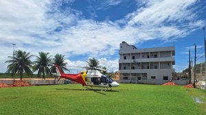 Aeronave do DEA foi enviada para o resgate do bebê, mas ele não resistiu - Divulgação/Assessoria DEA