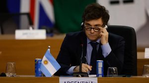 Javier Milei, presidente da Argentina - Tânia Rêgo / Agência Brasil