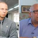 Juiz Alexandre Martins de Castro Filho e o juiz aposentado Antônio Leopoldo Teixeira - Reprodução / TV Vitória