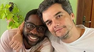 Lázaro Ramos e Wágner Moura - Reprodução / Instagram