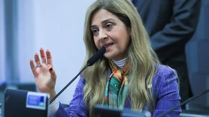 Leila Pereira é presidente do Palmeiras, mas foi convocada como presidente da Crefisa - Lula Marques / Agência Brasil