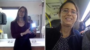 Letícia em fotos enviadas para a família - Arquivo pessoal / Frederico Alves Oliveria