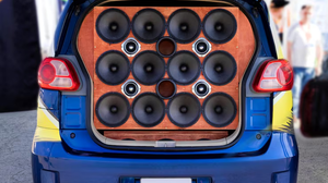 Policiais apreenderam uma caixa de som tipo “trio” - Foto: Freepik