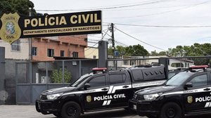 Unidade do Departamento Especializado de Narcóticos (Denarc) em Vila Velha (ES) - Divulgação / PCES