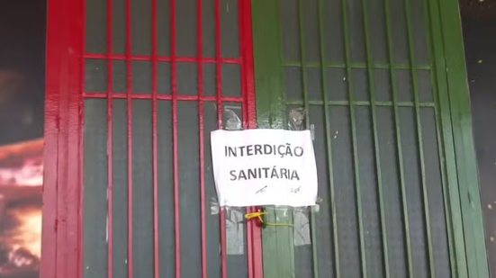 Pizzaria é interditada após suspeita de surto de intoxicação alimentar, em Pombal, na PB - Reprodução / TV Cabo Branco