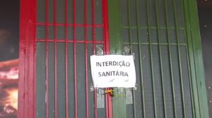 Pizzaria é interditada após suspeita de surto de intoxicação alimentar, em Pombal, na PB - Reprodução / TV Cabo Branco