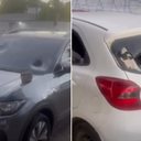 Polícia investiga depredação de carros após partida entre ASA e CRB em Arapiraca - Reprodução / Redes sociais