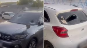 Polícia investiga depredação de carros após partida entre ASA e CRB em Arapiraca - Reprodução / Redes sociais