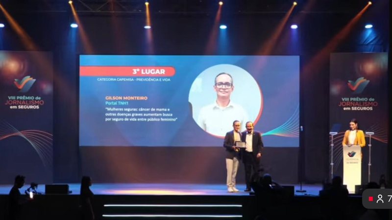 Imagem Reportagem do TNH1 conquista prêmio nacional de jornalismo em seguros