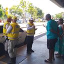 Agentes encontraram homem e mulher em situação de vulnerabilidade no Terminal Rodoviário de Maceió - Foto: Ascom Seprev