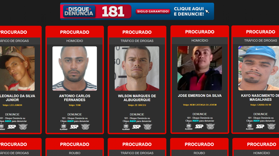 População pode colaborar com a prisão de foragidos da Justiça por meio de denúncia - Foto: Agência Alagoas