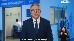 Ministro convocou a população para se imunizar contra a gripe - Foto: Reprodução