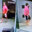 Vídeo mostra homem procurado por tentativa de feminicídio com galão de gasolina e com arma - Reprodução / WhatsApp