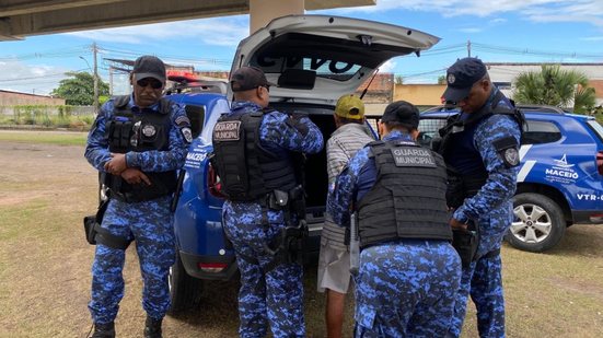 Guarda Municipal de Maceió prendeu suspeito de cometer dois homicídios - Foto: Carol Neves/Ascom Semsc