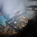 Chamas alcançaram três cômodos da casa e também o telhado - Foto: Reprodução