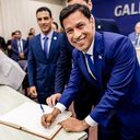 Gestor assume oficialmente a Prefeitura da capital em solenidade realizada neste domingo (5), na Câmara Municipal de Maceió - Foto: Felipe Sóstenes/Secom Maceió