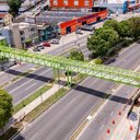 Instalação da passarela do Canaã visa garantir mobilidade e segurança a pedestres - Felipe Sostenes / Secom Maceió