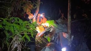 Acidente de helicóptero na Indonésia - Divulgação