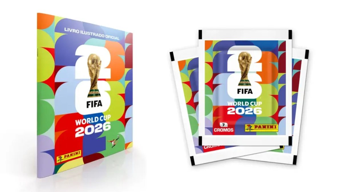 Com figurinha de Neymar, Panini lança kit de atualização do álbum da Copa do Mundo