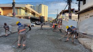 BRK finaliza reparo na Rua Soldado Eduardo dos Santos, na Jatiúca - Divulgação / BRK