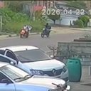 Câmera registra ataque a tiros contra Maninho de Cabuçu - Reprodução