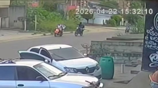 Câmera registra ataque a tiros contra Maninho de Cabuçu - Reprodução