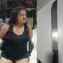 Mulher mantinha outra pessoa refém, segundo a polícia - Foto: Divulgação PM