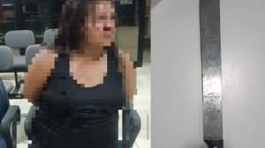 Mulher mantinha outra pessoa refém, segundo a polícia - Foto: Divulgação PM