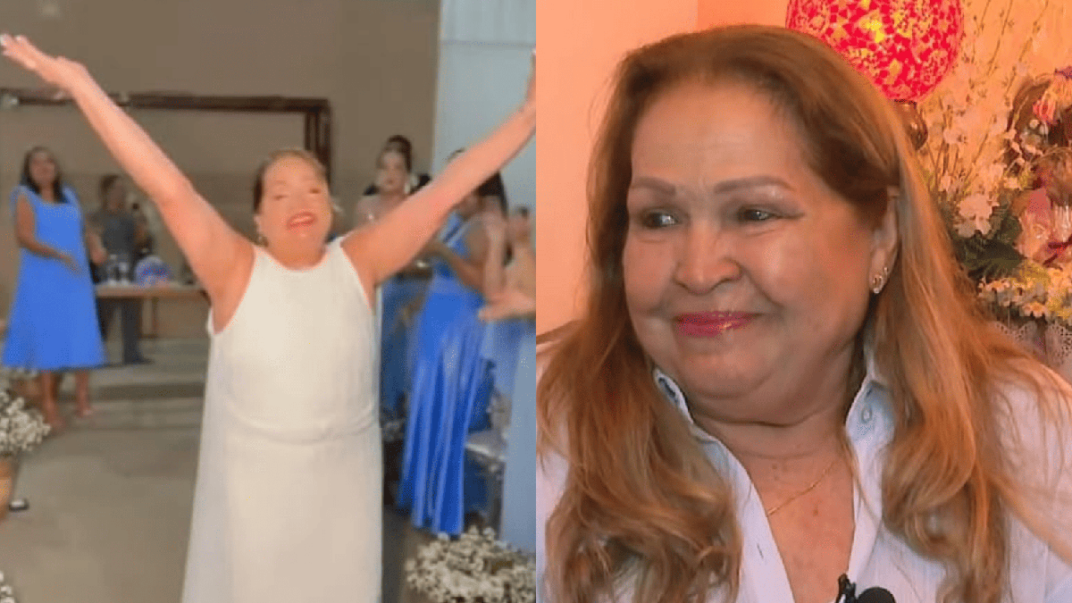 “Eu comigo mesma”: psicóloga de 70 anos celebra casamento solo em Maceió