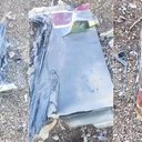 Destroços de jato dos EUA abatido por defesas aéreas do Irã em 3 de abril de 2026, segundo mídia iraniana - Divulgação / TV estatal do Irã