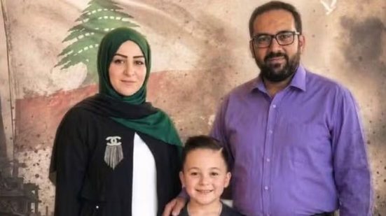 Família morreu após bombardeio israelense - Arquivo pessoal