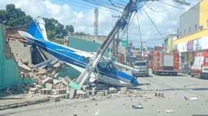 É fake! Imagem que mostra queda de avião em Pilar é de Inteligência Artificial - Reprodução