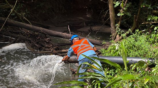 Análise será determinante para verificar se os efluentes lançados no curso d’água estão dentro dos parâmetros permitidos - Ascom Iplam