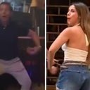 Menos de 24 h após ré por racismo voltar à Argentina, pai é filmado imitando macaco - Reprodução